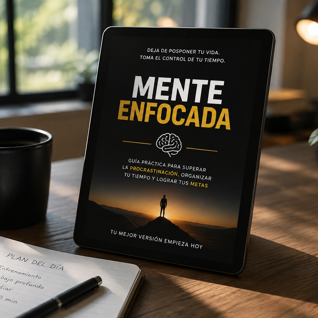 MENTE ENFOCADA: Deja de postergar tu vida y recupera el control de tu tiempo